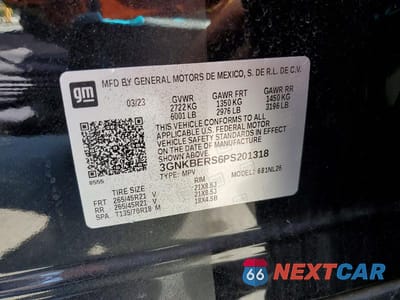 Zdjęcie 13 z 13 samochodu: 2023 CHEVROLET BLAZER RS VIN:3GNKBERS6PS201318 - miniatura