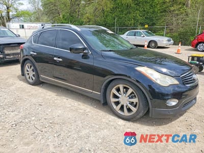Czwarte zdjęcie samochodu z boku: 2010 INFINITI EX35 BASE VIN:JN1AJ0HR8AM758136 - miniatura