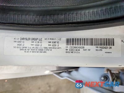 Zdjęcie 12 z 12 samochodu: 2012 CHRYSLER 200 LX VIN:1C3CCBABXCN202288 - miniatura