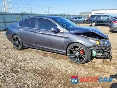 Czwarte zdjęcie samochodu z boku: 2015 HONDA ACCORD EX VIN:1HGCR2F75FA077485 - miniatura
