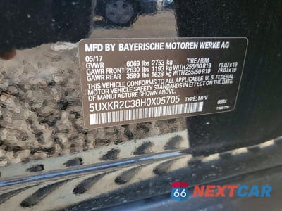 Zdjęcie 12 z 12 samochodu: 2017 BMW X5 SDRIVE35I VIN:5UXKR2C38H0X05705 - miniatura