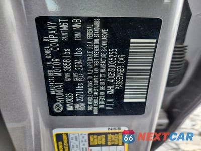Zdjęcie 12 z 12 samochodu: 2025 HYUNDAI ELANTRA SE VIN:KMHLL4DG5SU035255 - miniatura