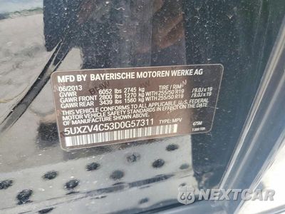 Zdjęcie 13 z 13 samochodu: 2013 BMW X5 XDRIVE35I VIN:5UXZV4C53D0G57311 - miniatura