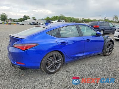 Trzecie zdjęcie samochodu z tyłu: 2025 ACURA INTEGRA A-SPEC TECH VIN:19UDE4H68SA008171 - miniatura