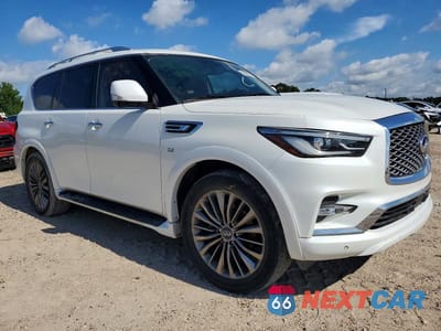 Czwarte zdjęcie samochodu z boku: 2019 INFINITI QX80 LUXE VIN:JN8AZ2NF9K9688604 - miniatura