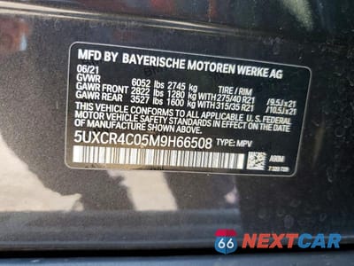 Zdjęcie 13 z 13 samochodu: 2021 BMW X5 SDRIVE 40I VIN:5UXCR4C05M9H66508 - miniatura
