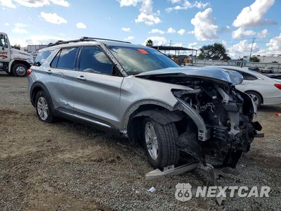 Czwarte zdjęcie samochodu z boku: 2020 FORD EXPLORER XLT VIN:1FMSK7DH9LGB06188 - miniatura