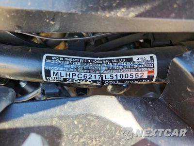 Zdjęcie 9 z 9 samochodu: 2020 HONDA CBR500 R VIN:MLHPC6217L5100552 - miniatura