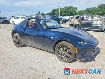 Czwarte zdjęcie samochodu z boku: 2025 MAZDA MX-5 MIATA GRAND TOURING VIN:JM1NDAM71S0657223 - miniatura