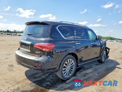 Trzecie zdjęcie samochodu z tyłu: 2017 INFINITI QX80 BASE VIN:JN8AZ2NE2H9159771 - miniatura