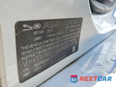 Zdjęcie 12 z 12 samochodu: 2017 JAGUAR XE PRESTIGE VIN:SAJAK4BN1HA953967 - miniatura