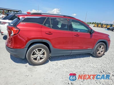 Trzecie zdjęcie samochodu z tyłu: 2018 GMC TERRAIN SLE VIN:3GKALMEV5JL369145 - miniatura