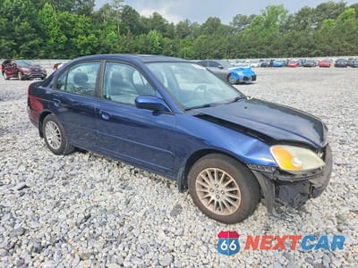 Czwarte zdjęcie samochodu z boku: 2003 HONDA CIVIC VIN:2HGES267X3H607315 - miniatura