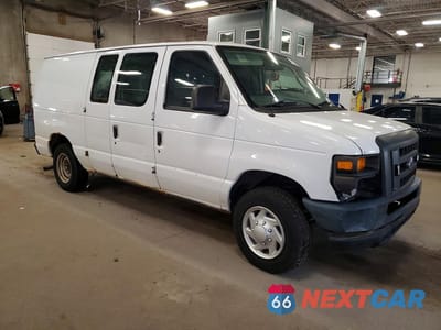 Czwarte zdjęcie samochodu z boku: 2013 FORD ECONOLINE E150 VAN VIN:1FTNE1EW3DDA39352 - miniatura