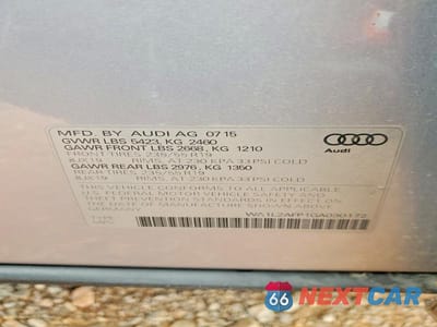 Zdjęcie 13 z 13 samochodu: 2016 AUDI Q5 PREMIUM PLUS VIN:WA1L2AFP1GA030172 - miniatura