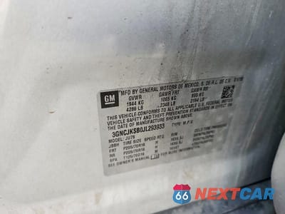 Zdjęcie 13 z 13 samochodu: 2018 CHEVROLET TRAX LS VIN:3GNCJKSB0JL293933 - miniatura