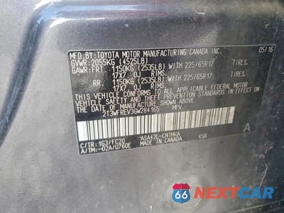 Zdjęcie 13 z 13 samochodu: 2016 TOYOTA RAV4 XLE VIN:2T3WFREV3GW284165 - miniatura