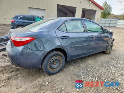 Trzecie zdjęcie samochodu z tyłu: 2014 TOYOTA COROLLA L VIN:2T1BURHE5EC145985 - miniatura