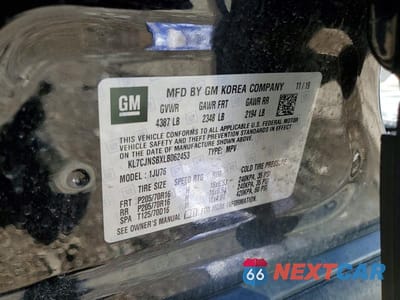 Zdjęcie 13 z 13 samochodu: 2020 CHEVROLET TRAX LS VIN:KL7CJNSBXLB062453 - miniatura