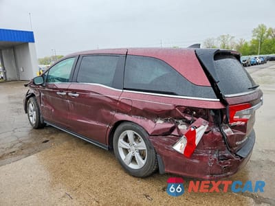 Drugie zdjęcie samochodu z przodu: 2018 HONDA ODYSSEY EXL VIN:5FNRL6H7XJB027387 - miniatura