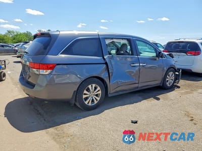 Trzecie zdjęcie samochodu z tyłu: 2016 HONDA ODYSSEY EXL VIN:5FNRL5H60GB160394 - miniatura