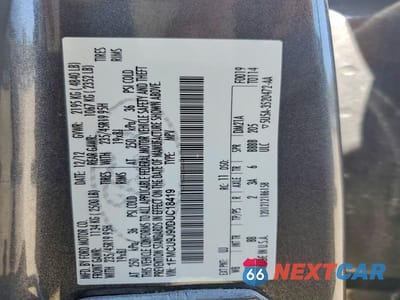 Zdjęcie 13 z 13 samochodu: 2013 FORD ESCAPE TITANIUM VIN:1FMCU9J90DUC18419 - miniatura