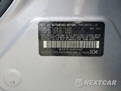 Zdjęcie 12 z 12 samochodu: 2018 MITSUBISHI MIRAGE G4 ES VIN:ML32F3FJ9JHF07447 - miniatura