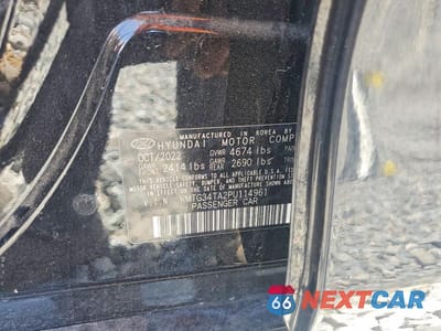 Zdjęcie 12 z 12 samochodu: 2023 GENESIS G70 2.0T VIN:KMTG34TA2PU114961 - miniatura