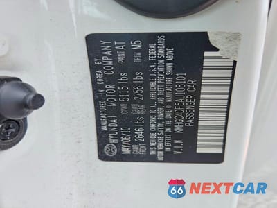 Zdjęcie 12 z 12 samochodu: 2010 HYUNDAI GENESIS 4.6L VIN:KMHGC4DF5AU108101 - miniatura