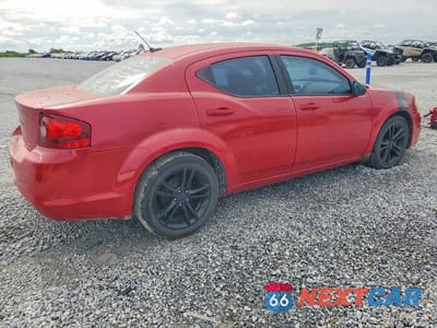 Trzecie zdjęcie samochodu z tyłu: 2012 DODGE AVENGER VIN:1C3CDZAG2CN314259 - miniatura