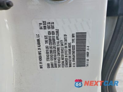 Zdjęcie 14 z 14 samochodu: 2019 HONDA ODYSSEY EXL VIN:5FNRL6H75KB102353 - miniatura