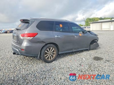 Trzecie zdjęcie samochodu z tyłu: 2015 NISSAN PATHFINDER SV VIN:5N1AR2MN0FC704486 - miniatura