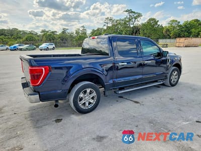 Trzecie zdjęcie samochodu z tyłu: 2021 FORD F150 SUPERCREW VIN:1FTEW1C82MFA71201 - miniatura