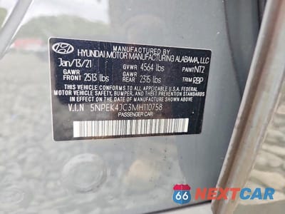 Zdjęcie 12 z 12 samochodu: 2021 HYUNDAI SONATA N LINE VIN:5NPEK4JC3MH110758 - miniatura