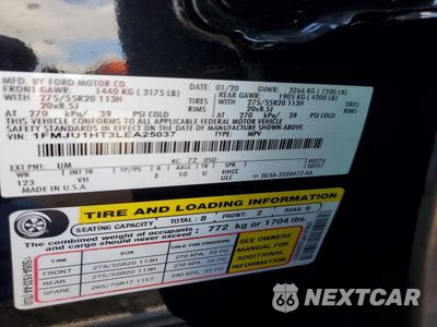 Zdjęcie 13 z 13 samochodu: 2020 FORD EXPEDITION XLT VIN:1FMJU1HT3LEA25037 - miniatura