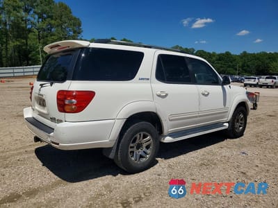 Trzecie zdjęcie samochodu z tyłu: 2004 TOYOTA SEQUOIA LIMITED VIN:5TDBT48A44S207076 - miniatura