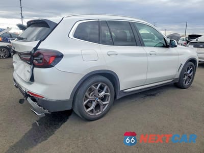 Trzecie zdjęcie samochodu z tyłu: 2023 BMW X3 SDRIVE30I VIN:5UX43DP07P9R62838 - miniatura