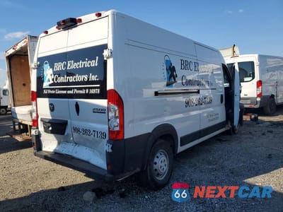 Trzecie zdjęcie samochodu z tyłu: 2021 RAM PROMASTER - DELIVERY VAN VIN:3C6LRVDG8ME533077 - miniatura