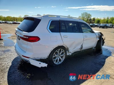 Trzecie zdjęcie samochodu z tyłu: 2019 BMW X7 XDRIVE40I VIN:5UXCW2C56KL086896 - miniatura