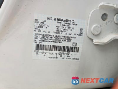Zdjęcie 13 z 13 samochodu: 2023 FORD EXPLORER XLT VIN:1FMSK8DH4PGC02418 - miniatura