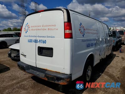 Trzecie zdjęcie samochodu z tyłu: 2014 CHEVROLET EXPRESS 2500 VIN:1GCWGGCA1E1149747 - miniatura