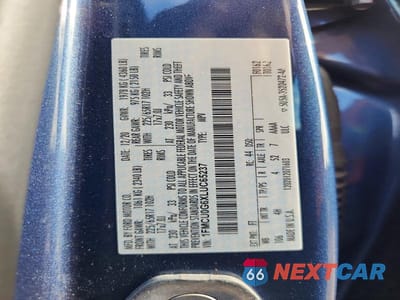 Zdjęcie 12 z 12 samochodu: 2020 FORD ESCAPE SE VIN:1FMCU0G6XLUC65237 - miniatura