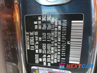 Zdjęcie 14 z 14 samochodu: 2023 KIA SORENTO EX VIN:5XYRHDLF3PG190016 - miniatura