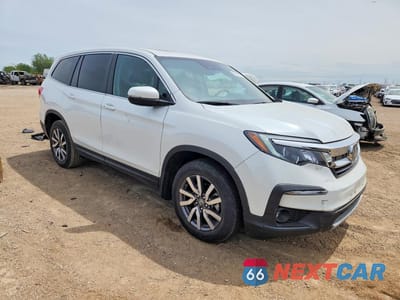 Czwarte zdjęcie samochodu z boku: 2020 HONDA PILOT EXL VIN:5FNYF6H58LB065186 - miniatura
