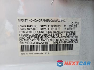 Zdjęcie 12 z 12 samochodu: 2021 ACURA ILX PREMIUM A-SPEC VIN:19UDE2F86MA005197 - miniatura