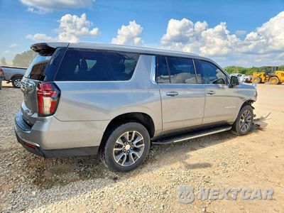 Trzecie zdjęcie samochodu z tyłu: 2023 CHEVROLET SUBURBAN C1500 LT VIN:1GNSCCKD3PR204015 - miniatura