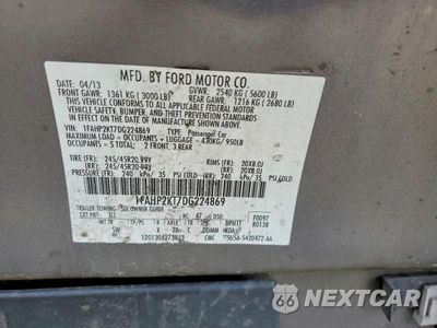 Zdjęcie 13 z 13 samochodu: 2013 FORD TAURUS SHO VIN:1FAHP2KT7DG224869 - miniatura