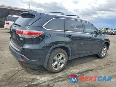 Trzecie zdjęcie samochodu z tyłu: 2014 TOYOTA HIGHLANDER HYBRID LIMITED PLATINUM VIN:5TDDCRFH8ES004621 - miniatura