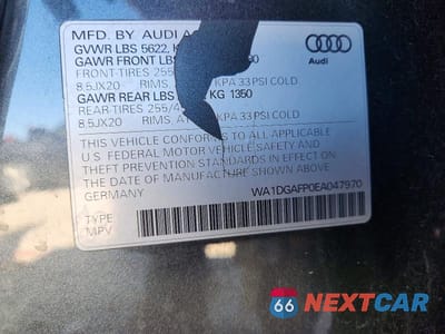 Zdjęcie 12 z 12 samochodu: 2014 AUDI Q5 PREMIUM PLUS VIN:WA1DGAFP0EA047970 - miniatura