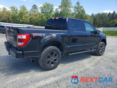 Trzecie zdjęcie samochodu z tyłu: 2021 FORD F150 SUPERCREW VIN:1FTFW1ED5MFB43412 - miniatura